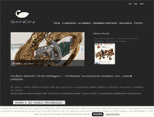 Tablet Screenshot of andreasancini.com